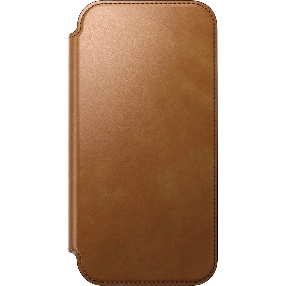 Skórzane etui NOMAD Modern Leather Folio do Apple iPhone 17 Pro Max kompatybilne z MagSafe (english tan-c)