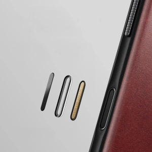 Skórzane etui NOMAD Modern Leather Folio do Apple iPhone 17 Pro Max kompatybilne z MagSafe, skóra Horween (burgundy)