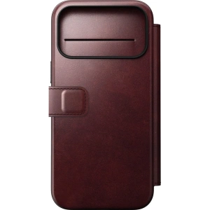 Skórzane etui NOMAD Modern Leather Folio do Apple iPhone 17 Pro Max kompatybilne z MagSafe, skóra Horween (burgundy)