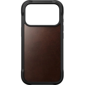 Skórzane etui NOMAD Rugged Leather Case do Apple iPhone 17 Pro kompatybilne z MagSafe, skóra Horween (rustic brown)