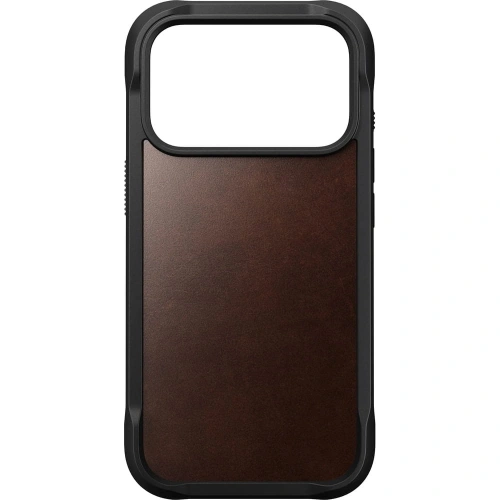 Skórzane etui NOMAD Rugged Leather Case do Apple iPhone 17 Pro kompatybilne z MagSafe, skóra Horween (rustic brown)