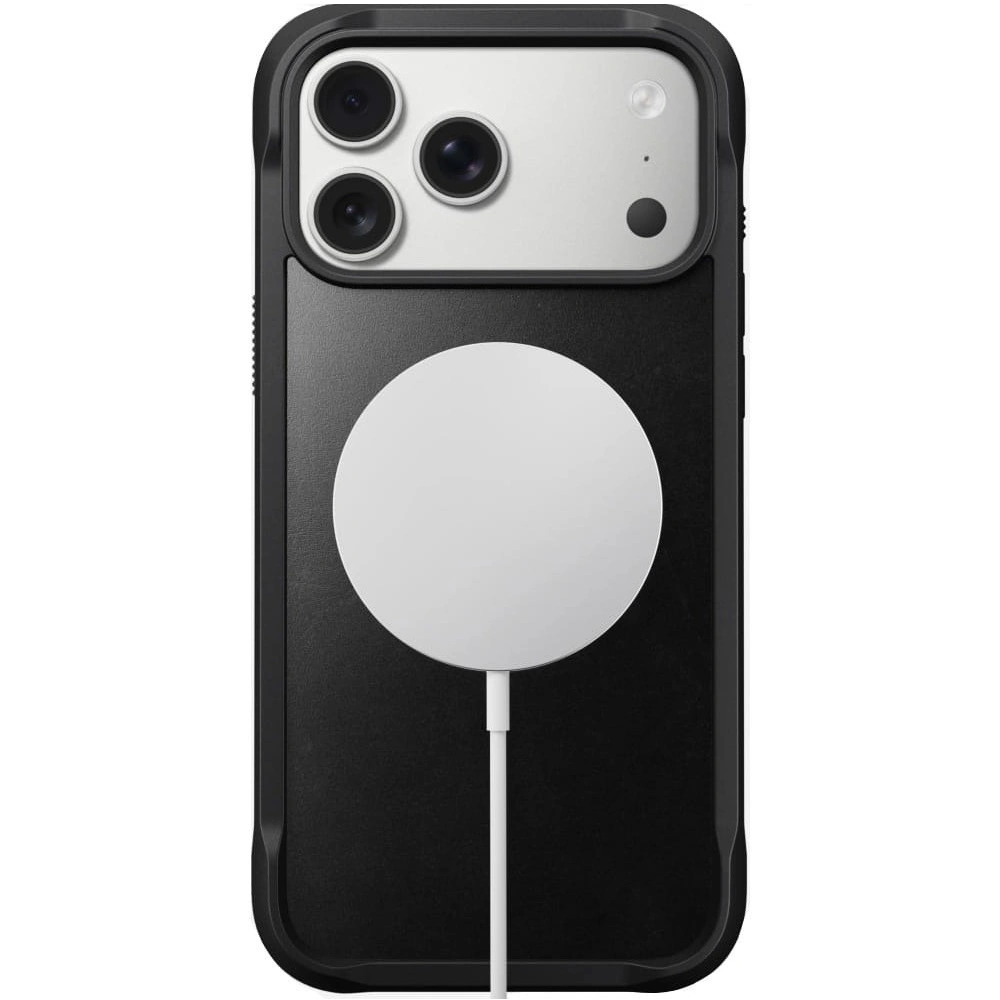 Skórzane etui NOMAD Rugged Leather Case do Apple iPhone 17 Pro Max kompatybilne z MagSafe, skóra Horween (black)