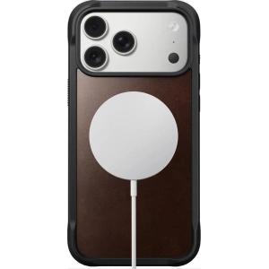 Skórzane etui NOMAD Rugged Leather Case do Apple iPhone 17 Pro Max kompatybilne z MagSafe, skóra Horween (rustic brown)