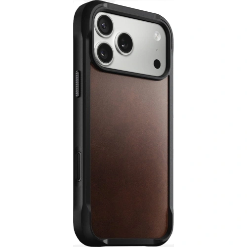 Skórzane etui NOMAD Rugged Leather Case do Apple iPhone 17 Pro Max kompatybilne z MagSafe, skóra Horween (rustic brown)