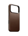 Skórzane etui NOMAD Traditional Leather Case do Apple iPhone 17 Pro kompatybilne z MagSafe (brown)