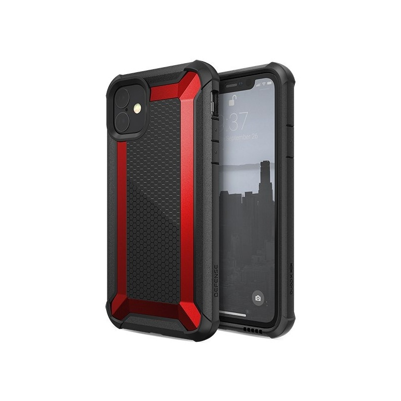 X-Doria Distributor - 6950941486279 - XDR042RED - X-Doria Defense Tactical – Aluminum case for iPhone 11 (Drop test 3m) (Red) - B2B homescreen