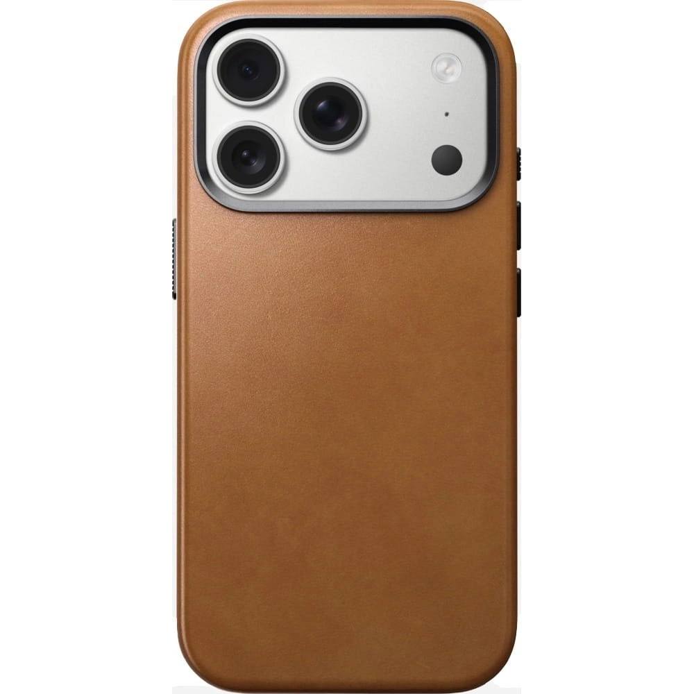 Skórzane etui NOMAD Traditional Leather Case do Apple iPhone 17 Pro kompatybilne z MagSafe (english tan-c)