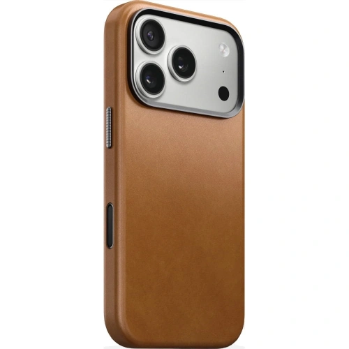 Skórzane etui NOMAD Traditional Leather Case do Apple iPhone 17 Pro kompatybilne z MagSafe (english tan-c)