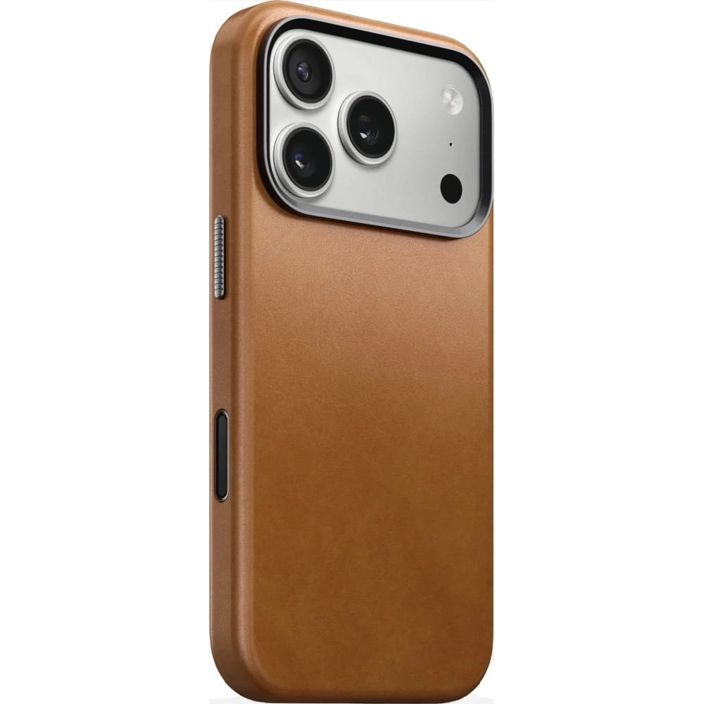 Skórzane etui NOMAD Traditional Leather Case do Apple iPhone 17 Pro kompatybilne z MagSafe (english tan-c)
