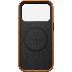 Skórzane etui NOMAD Traditional Leather Case do Apple iPhone 17 Pro kompatybilne z MagSafe (english tan-c)