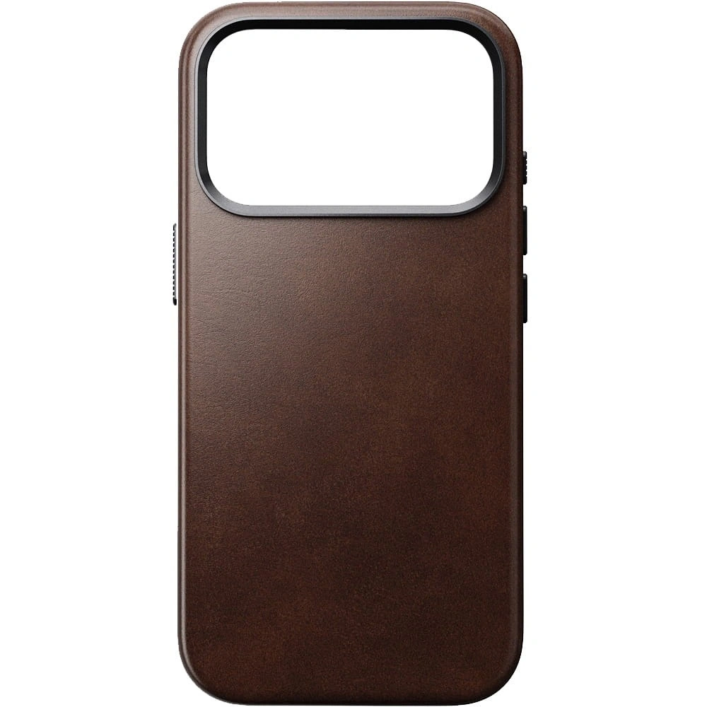 Skórzane etui NOMAD Traditional Leather Case do Apple iPhone 17 Pro kompatybilne z MagSafe, skóra Horween (rustic brown)
