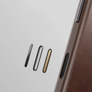 Skórzane etui NOMAD Traditional Leather Case do Apple iPhone 17 Pro kompatybilne z MagSafe, skóra Horween (rustic brown)