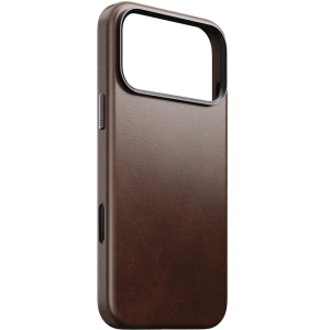 Skórzane etui NOMAD Traditional Leather Case do Apple iPhone 17 Pro Max kompatybilne z MagSafe, skóra Horween (rustic brown)