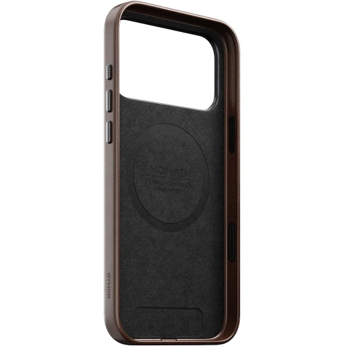 Skórzane etui NOMAD Traditional Leather Case do Apple iPhone 17 Pro Max kompatybilne z MagSafe, skóra Horween (rustic brown)