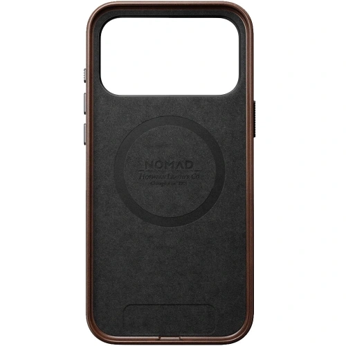 Skórzane etui NOMAD Traditional Leather Case do Apple iPhone 17 Pro Max kompatybilne z MagSafe, skóra Horween (rustic brown)