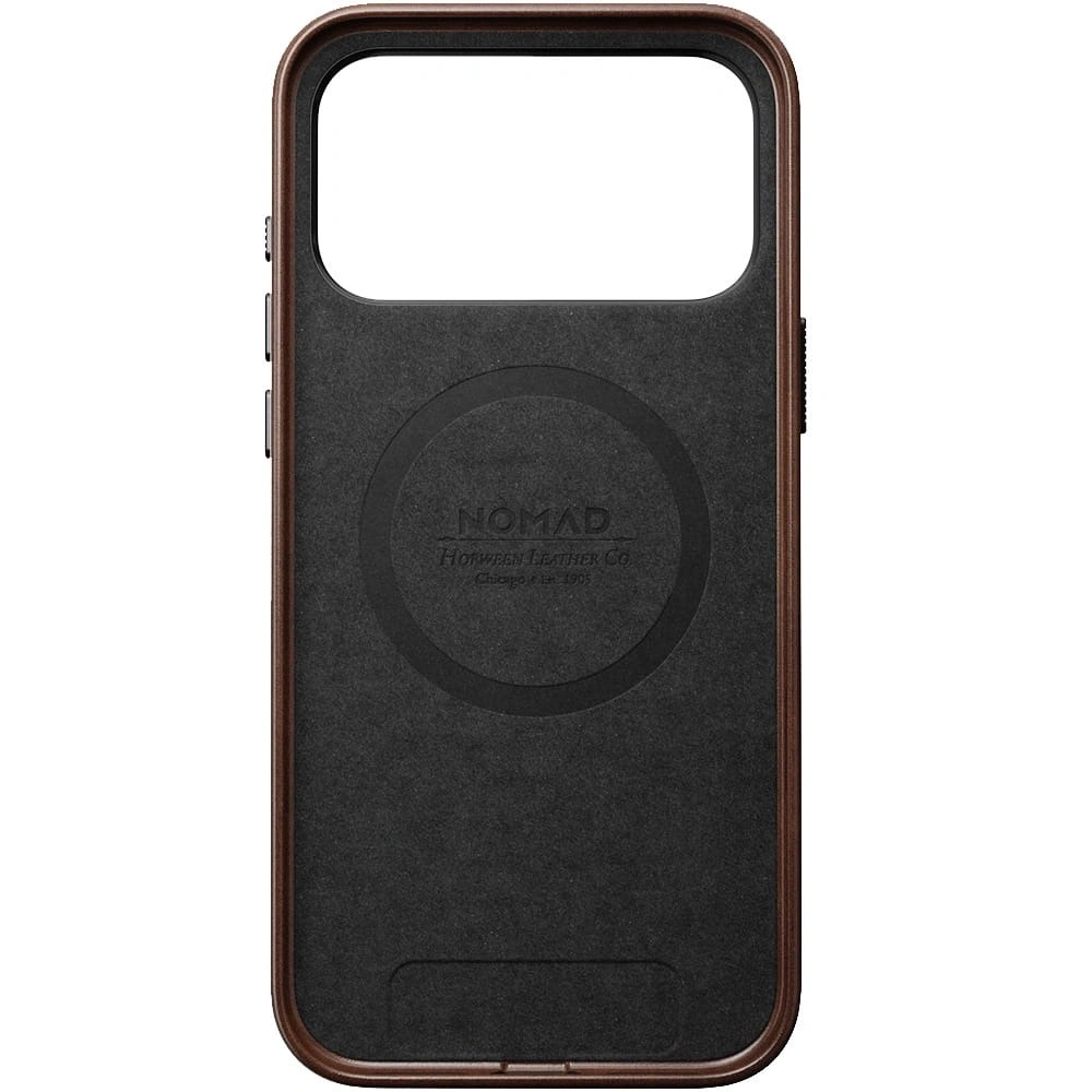 Skórzane etui NOMAD Traditional Leather Case do Apple iPhone 17 Pro Max kompatybilne z MagSafe, skóra Horween (rustic brown)