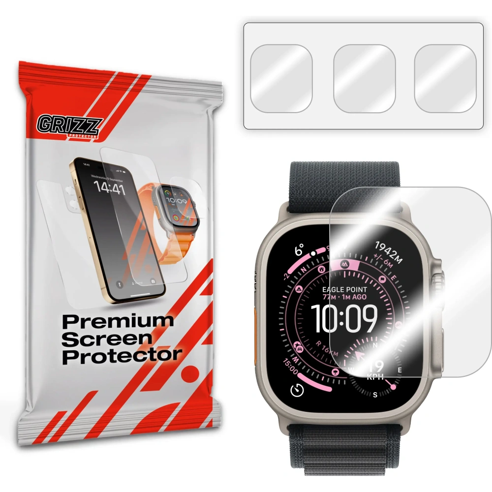 Folia hydrożelowa GrizzGlass Hydrofilm do Apple Watch Ultra 3 49mm