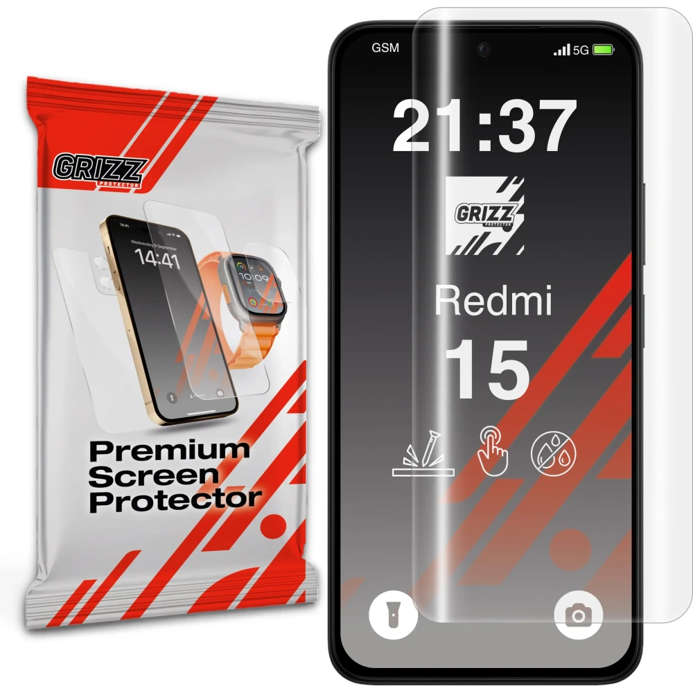 Folia hydrożelowa GrizzGlass Hydrofilm do Xiaomi Redmi 15