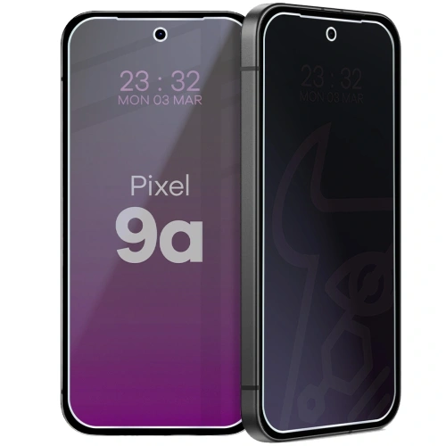 Prywatyzujące szkło hybrydowe Bizon Glass Mule Shadow do Google Pixel 9a matowe