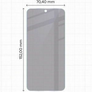 Prywatyzujące szkło hybrydowe Bizon Glass Mule Shadow do Honor 400 5G matowe