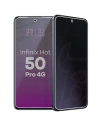 Prywatyzujące szkło hybrydowe Bizon Glass Mule Shadow do Infinix Hot 50 Pro 4G matowe