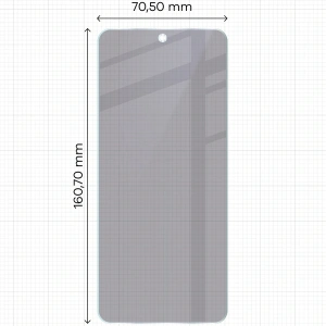 Prywatyzujące szkło hybrydowe Bizon Glass Mule Shadow do Infinix Hot 50 Pro 4G matowe