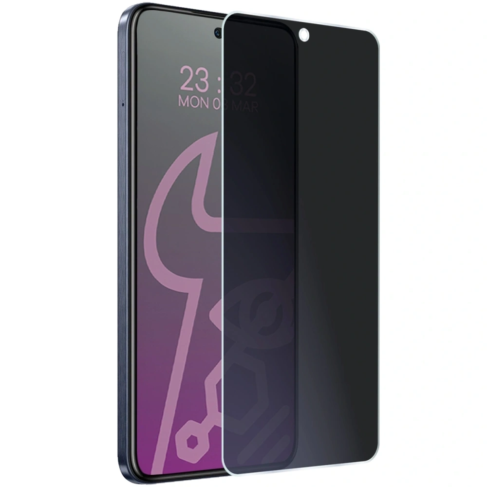 Prywatyzujące szkło hybrydowe Bizon Glass Mule Shadow do Infinix Hot 50 Pro 4G matowe