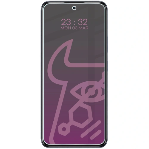 Prywatyzujące szkło hybrydowe Bizon Glass Mule Shadow do Infinix Hot 50 Pro 4G matowe