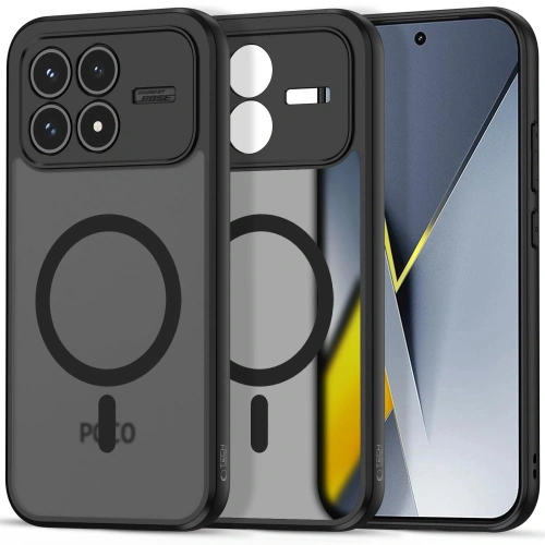 Etui Tech-Protect Magmat MagSafe do Xiaomi Poco F8 Pro Matte Black