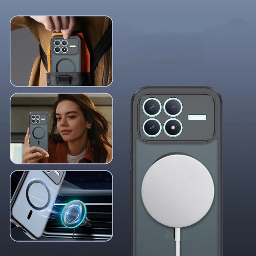 Etui Tech-Protect Magmat MagSafe do Xiaomi Poco F8 Pro Matte Black