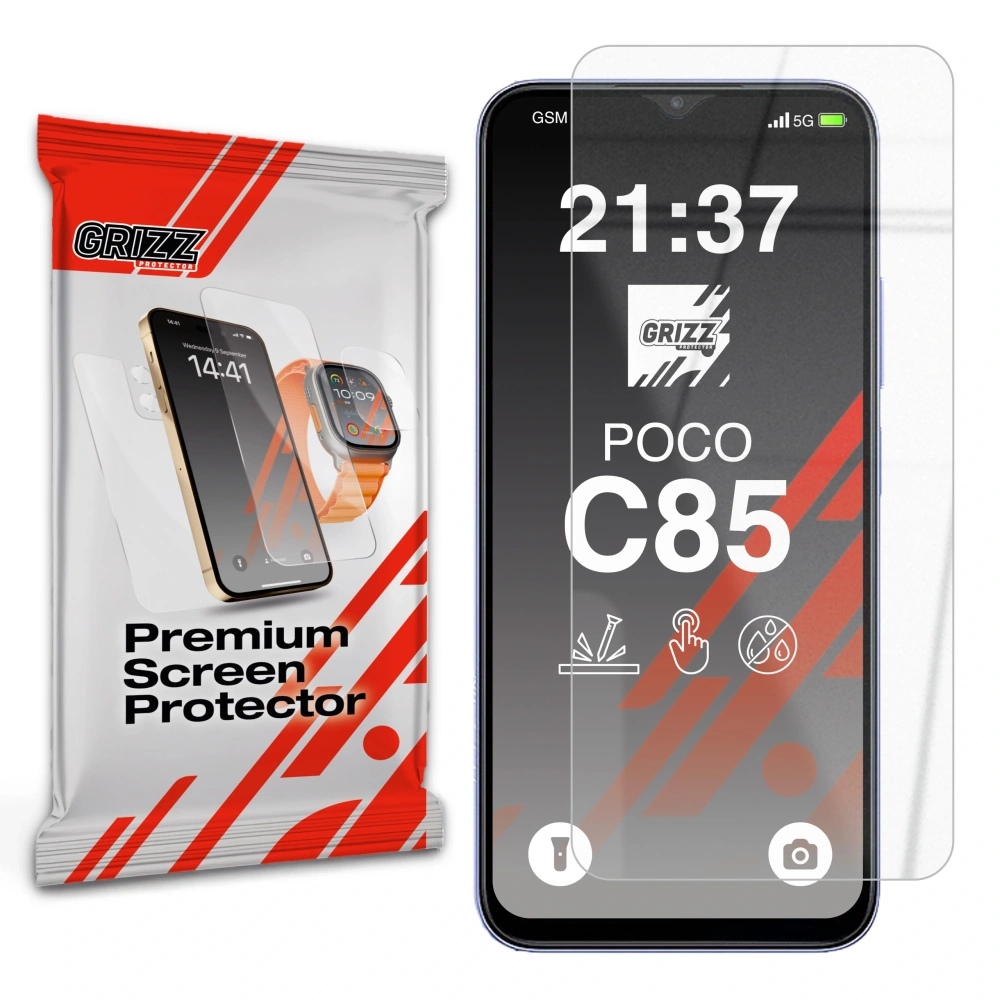 Szkło hybrydowe GrizzGlass HybridGlass do Xiaomi POCO C85