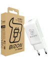 Ładowarka sieciowa Bizon Charger VT-25B 25W USB-C PD, USB-A QC 4.0 GAN3 biała