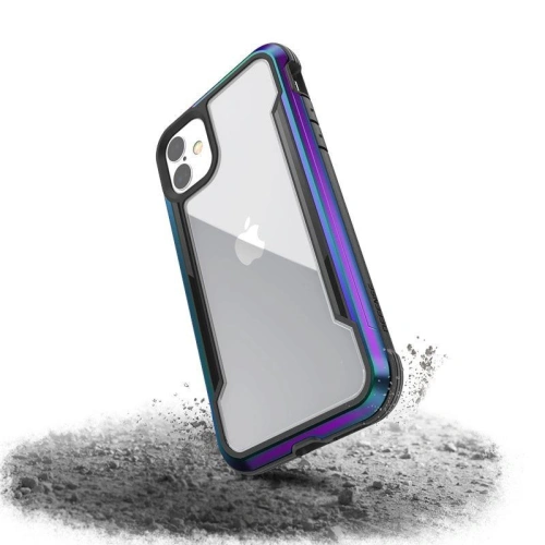 Etui aluminiowe X-Doria Defense Shield Apple iPhone 11 (Drop test 3m) (Iridescent)