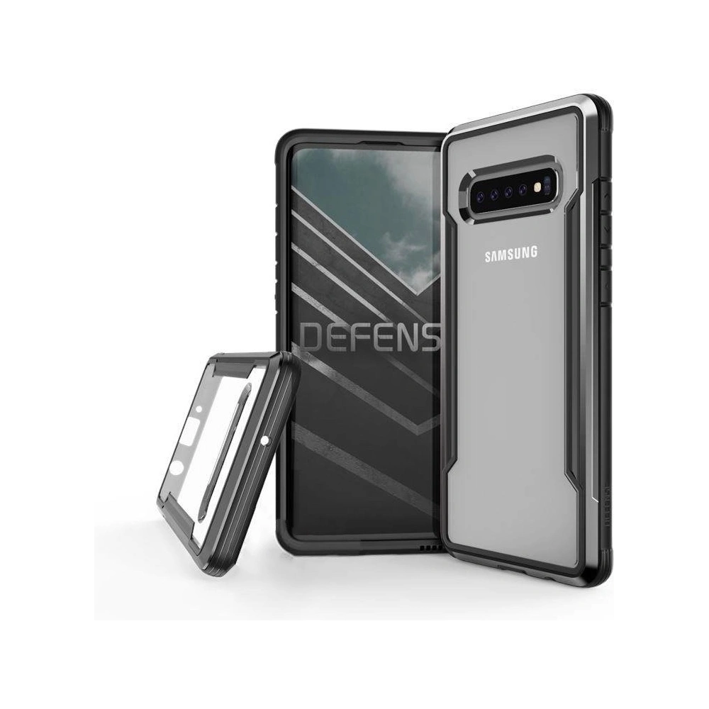 Hurtownia GSM - Hliníkové pouzdro X-Doria Defense Shield Samsung Galaxy S10 (test pádu 3m) (černé) - XDR001BLK - {ean13} - Hurt