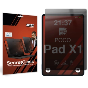 Matowe szkło prywatyzujące GrizzGlass SecretGlass do Xiaomi POCO Pad X1