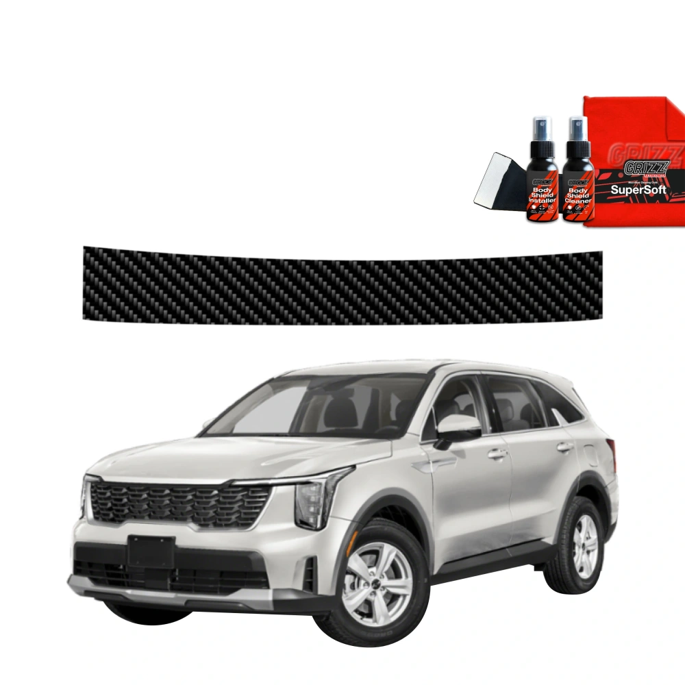 Folia ochronna na próg bagażnika GrizzGlass BodyShield Carbon do Kia Sorento (2023-2025)