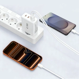 Ładowarka sieciowa Tech-Protect NC140W-GAN 4-port Network Charger PD 140W / QC3.0 White