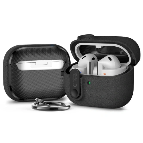 Etui Tech-Protect Slim Hook do Samsung Galaxy Buds 3 / 3 FE / 3 Pro Black