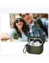 Etui Tech-Protect Slim Hook do Samsung Galaxy Buds 3 / 3 FE / 3 Pro Olive Green