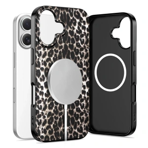 Etui Tech-Protect Lamano MagSafe do Apple iPhone 17 Leopard