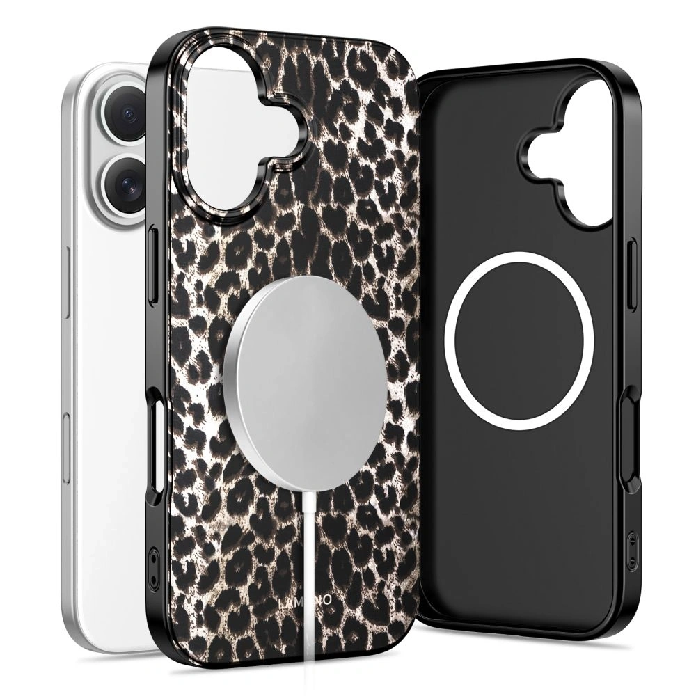 Etui Tech-Protect Lamano MagSafe do Apple iPhone 17 Leopard