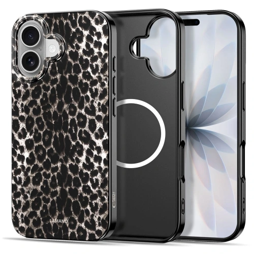Etui Tech-Protect Lamano MagSafe do Apple iPhone 17 Leopard