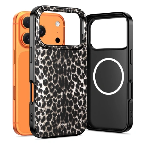 Etui Tech-Protect Lamano MagSafe do Apple iPhone 17 Pro Leopard