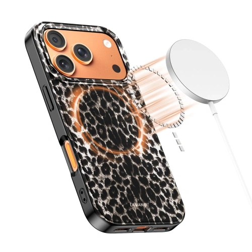 Etui Tech-Protect Lamano MagSafe do Apple iPhone 17 Pro Leopard