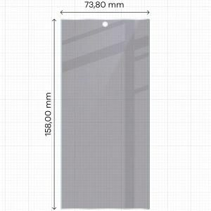 Prywatyzujące szkło hybrydowe Bizon Glass Mule Shadow do Samsung Galaxy S24 Ultra matowe