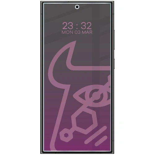 Prywatyzujące szkło hybrydowe Bizon Glass Mule Shadow do Samsung Galaxy S24 Ultra matowe