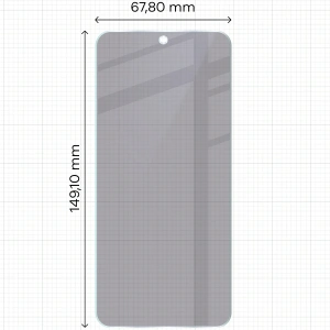 Prywatyzujące szkło hybrydowe Bizon Glass Mule Shadow do Xiaomi 15 matowe