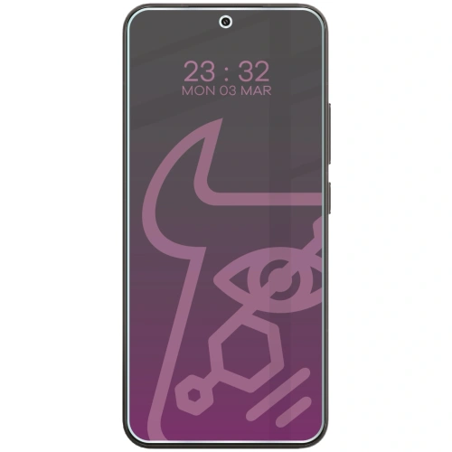 Prywatyzujące szkło hybrydowe Bizon Glass Mule Shadow do Xiaomi 15 matowe