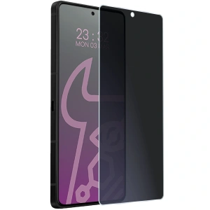Prywatyzujące szkło hybrydowe Bizon Glass Mule Shadow do Asus ROG Phone 9 matowe