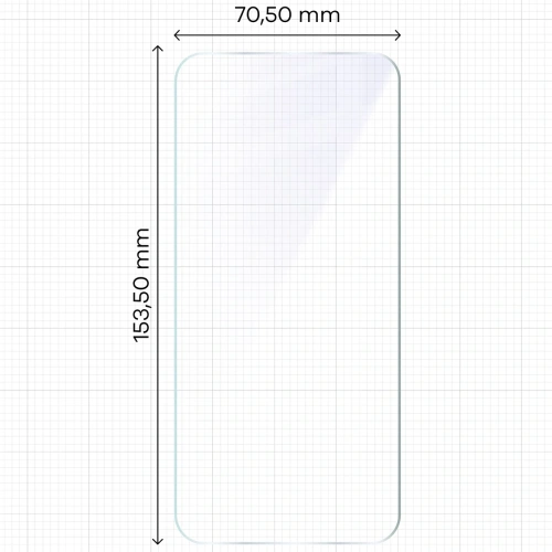 Elastyczne szkło hybrydowe Bizon Glass Mule do Oppo A6 Pro 5G